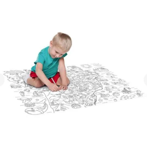 Livro Colorir - Tapete para Colorir: Dinos