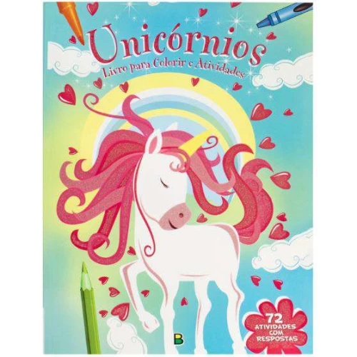 Livro Colorir - Unicórnios