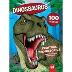 Livro Colorir e Atividades - Dinossauros