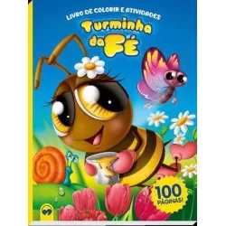 Livro Colorir e Atividades - Turminha Da Fé 100 fls