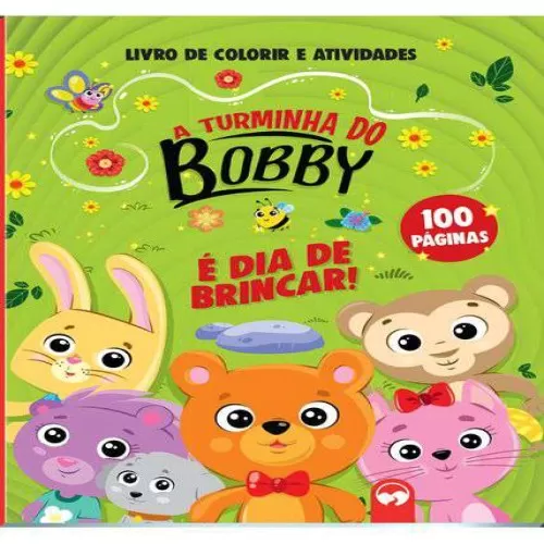 Livro Colorir e Atividades - Turminha do Bobby 100 fls