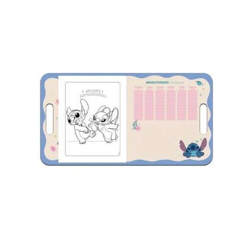 Livro Colorir e Atividades - stitch e adesivos