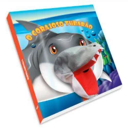 Livro Fantoche - O Corajoso Tubarão