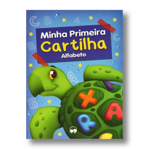 Livro Minha Primeira Cartilha Alfabeto.