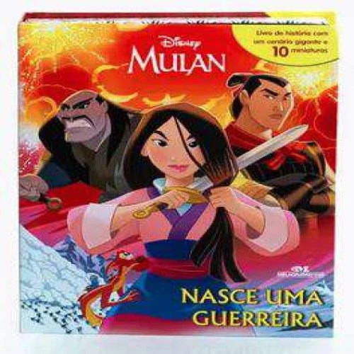 Livro Miniaturas  Mulan Nasce uma Guerreira