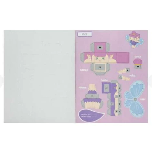 Livro Para Montar Aventura 3D Fadas - Todo Livro