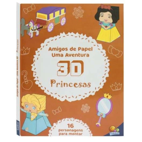 Livro Para Montar Aventura 3D Fadas - Todo Livro