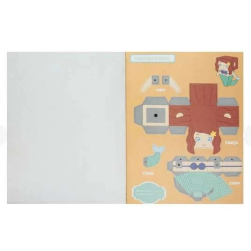 Livro Para Montar Aventura 3D Fadas - Todo Livro