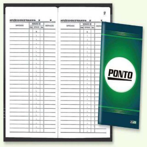 Livro Ponto P c/160 folhas