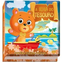 Livro Quebra-Cabeça: A Ilha do Tesouro