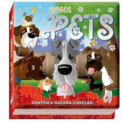 Livro Quebra-Cabeça: Amigos Pets