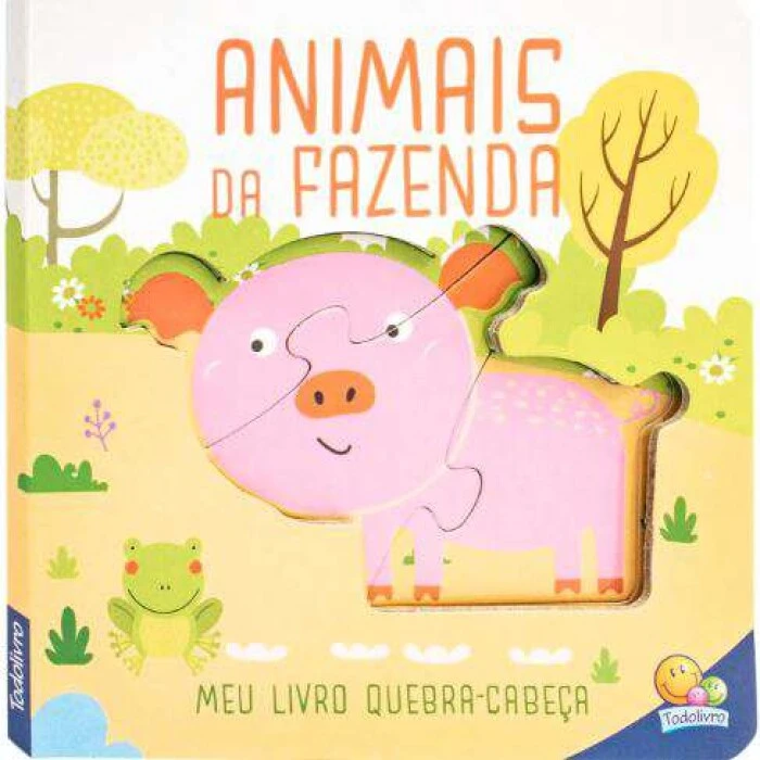 Livro Quebra-Cabeça: Animais da Fazenda - Dokassa Distribuidora