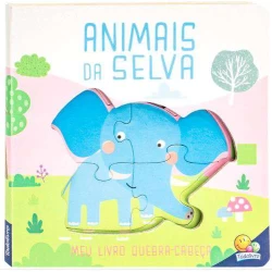 Livro Quebra-Cabeça: Animais da Selva