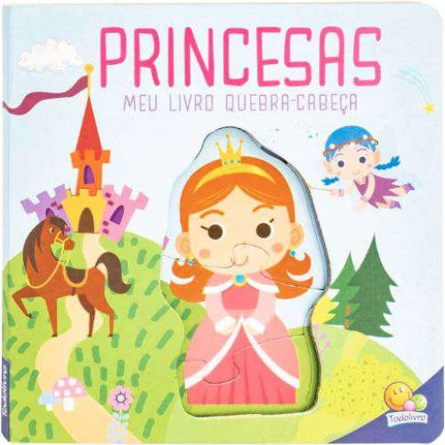 Livro Quebra-Cabeça: Princesas