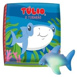 Livro Túlio, o Tubarão: Tá na Hora do Banho Livro de banho