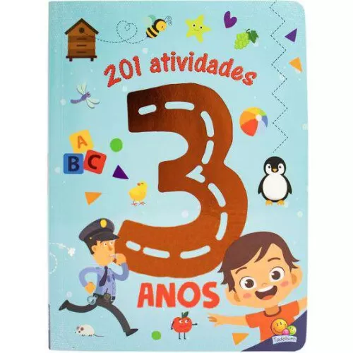 Livro de Atividades Infantil - 201 Atividades 3 Anos