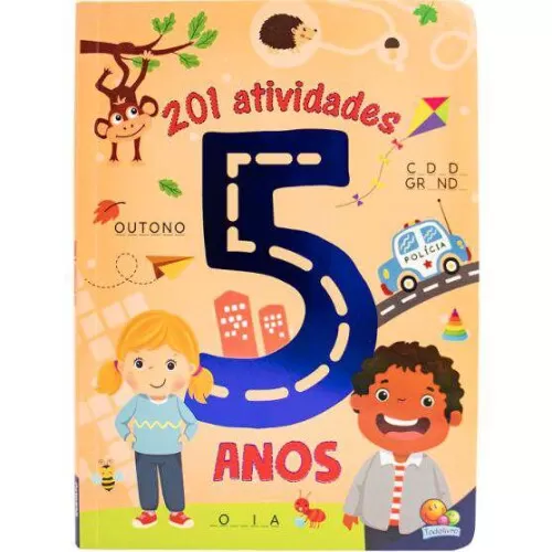 Livro de Atividades Infantil - 201 Atividades 5 Anos