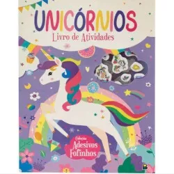 Livro de Atividades Infantil - Adesivos Fofinhos: Unicórnios