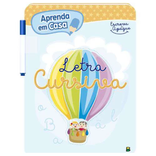 Livro de Atividades Infantil - Aprenda em Casa - Letra Cursiva