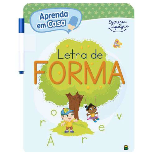 Livro de Atividades Infantil - Aprenda em Casa - Letra de Forma