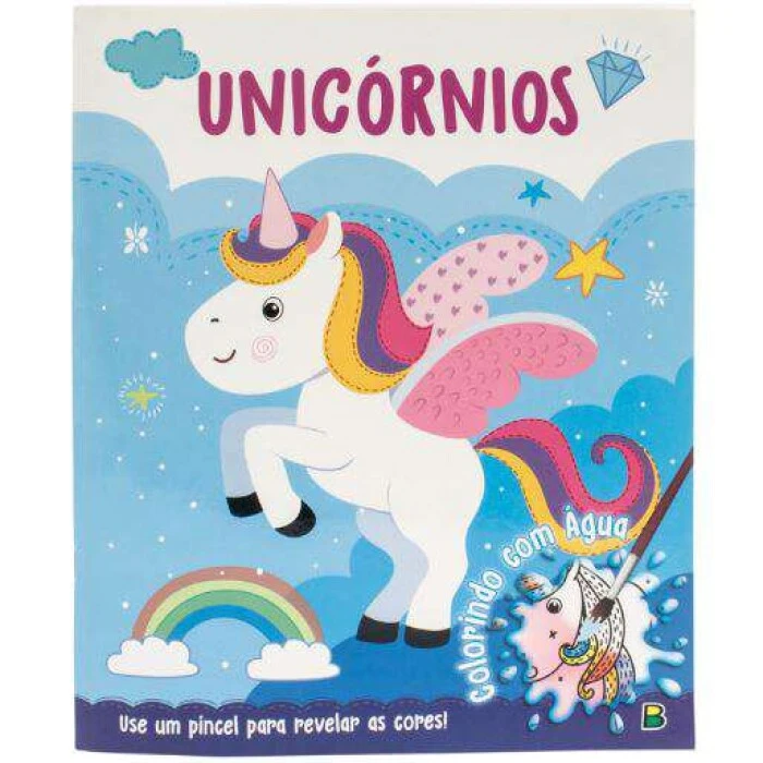 Livro de Atividades Infantil - Kit Colorir - Unicórnio - Dokassa