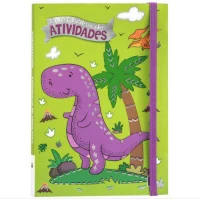 Livro Dinossauros Com Modelo para Montar Livro Educativo Infantil