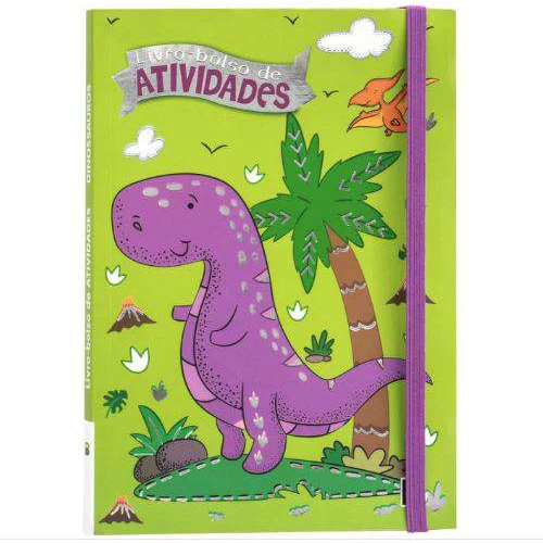 Livro de Atividades Infantil - De Bolso Dinossauros