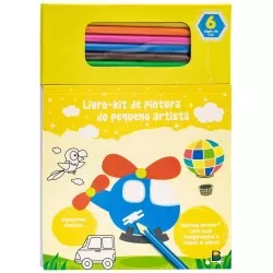 Livro Infantil Kit de Pintura do Pequeno Artista: Azul Todo Livro 1157060 -  Papelaria Criativa