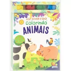 Livro de Atividades Infantil - Kit Colorir - Animais