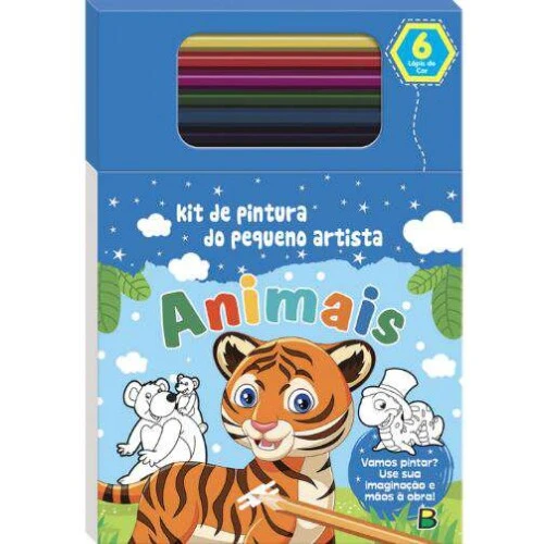 Livro de Atividades Infantil - Kit Colorir - Animais