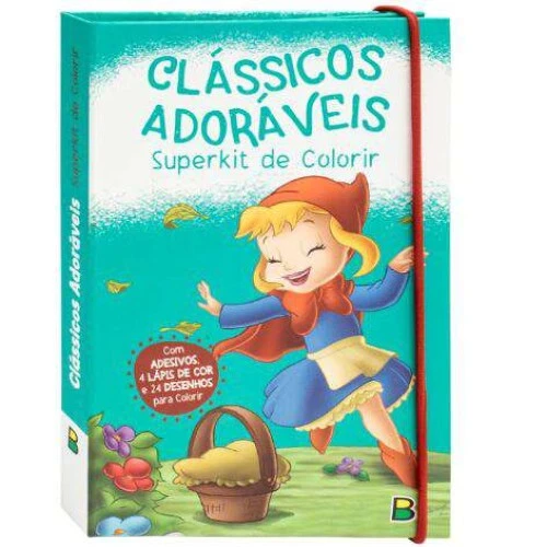 Livro de Atividades Infantil - Kit Colorir - Clássicos Adoráveis