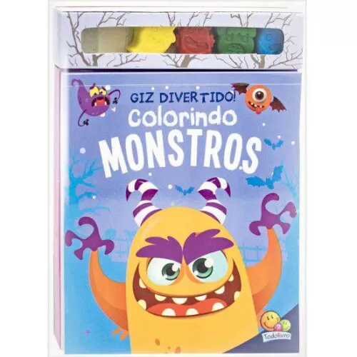 Livro de Atividades Infantil - Kit Colorir - Monstros