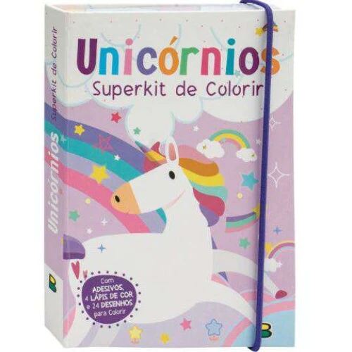 Livro de Atividades Infantil - Kit Colorir - Unicórnio