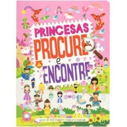 Livro de Atividades Infantil - Procure e Encontre Princesas
