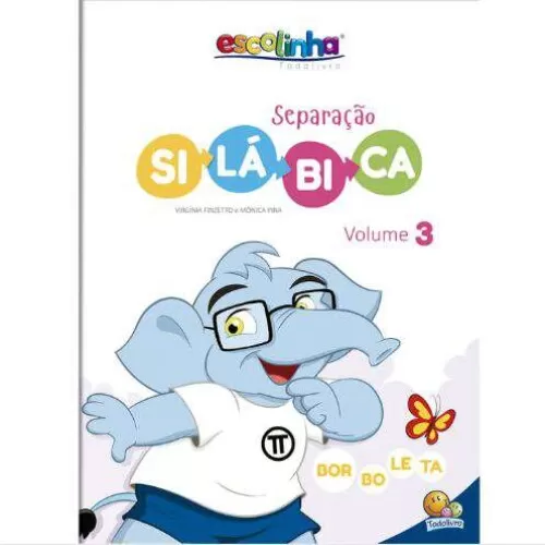 Livro de Atividades Infantil - Separação Silábica Volume 3