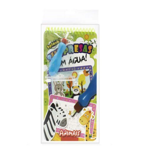 Livro de Atividades Infantil - Surpresas com Água - Animais