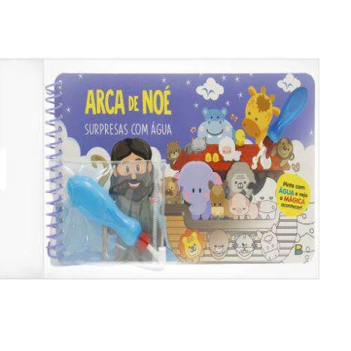 Livro de Atividades Infantil - Surpresas com Água - Arca de Noé