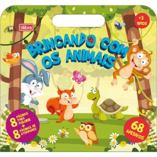 Livro para Colorir Maleta Academié Animais - Tilibra