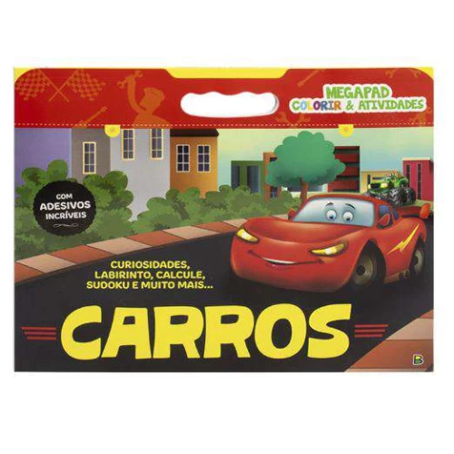 Livro para Colorir Maleta - Carros