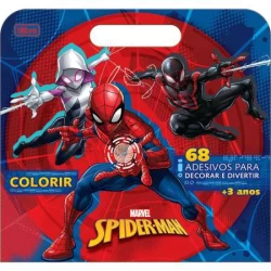 Livro para Colorir Maleta Homem Aranha - Tilibra