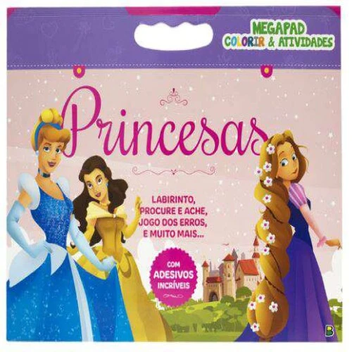 Livro para Colorir Maleta - Princesas