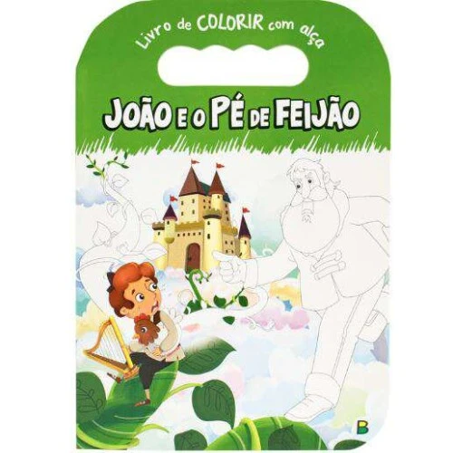 Livro para Colorir com Alça - João e o Pé de Feijão