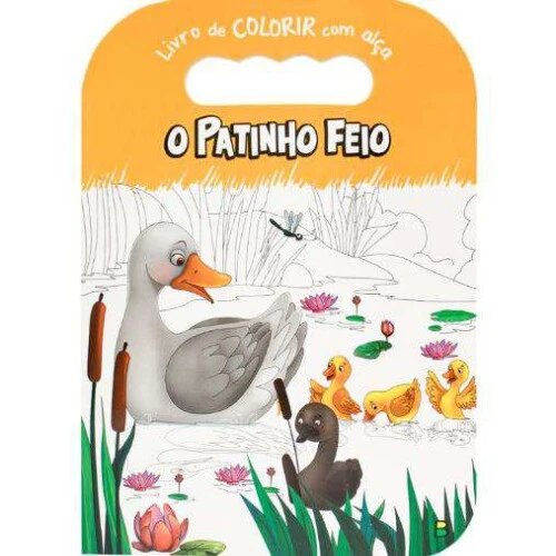 Livro para Colorir com Alça - O Patinho Feio