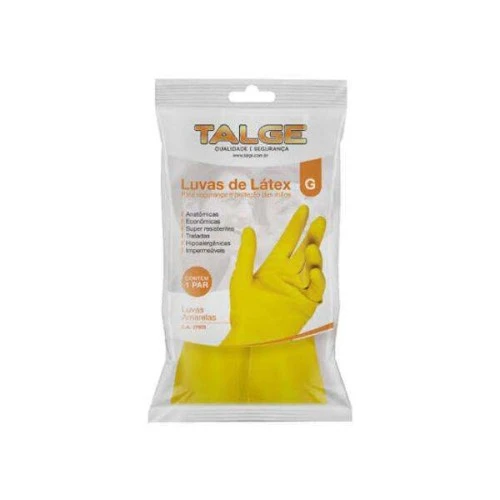 Luva Multiuso Amarela Talge 29,5cm G - Talge