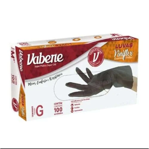 Luva Procedimento Vabene Viniflex Tam G C/100