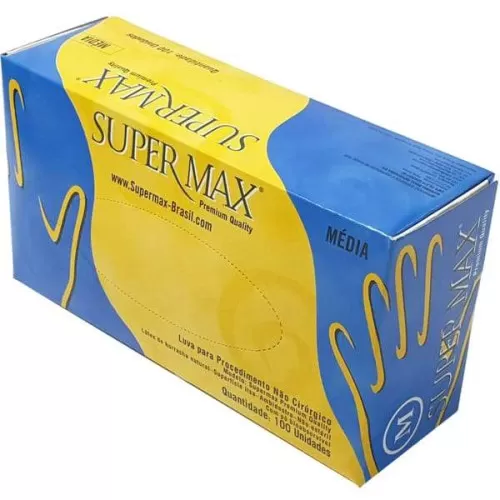 Luva de Procedimento Supermax Lisa - TAM M
