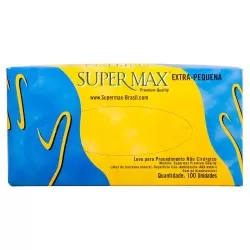 Luva de Procedimento Supermax Lisa - TAM XP