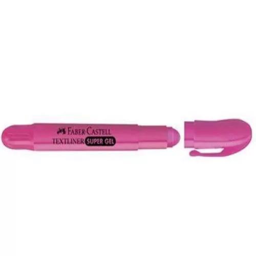 Marca Texto Gel Rosa - Faber Castell