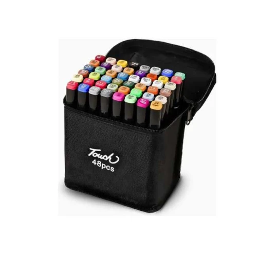 Marcador Artístico Touch Bolsa - 48 Cores