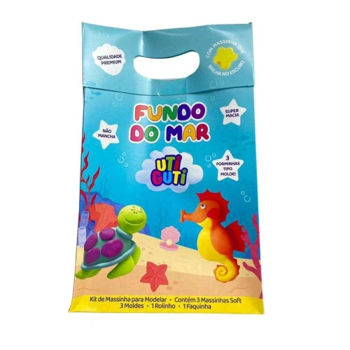 Massinha de Modelar Soft Fundo do Mar c/3 Cores - Canson Uti Guti